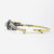 French, Late Art Deco, 18 Karat Gold, Diamond, Pearl and Sapphire Bangle