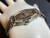 Ladies Platinum & Gold Longines Natural Diamond & Sapphire Manual Cocktail Watch