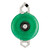 Green Jade, Diamond and Onyx Pendant