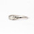Art Deco 18 Karat White Gold Diamond Five Stone Ring