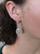Diamond Platinum Dangle Earrings, Art Deco