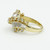 Kurt Wayne 2.40ctw Baguette & Round Diamond Cocktail Ring in 18k Yellow Gold
