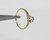 Vintage 14 Karat Yellow Gold Ring with 0.12 Carat Diamonds