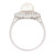 Art Deco Pearl and Diamond Double Halo Ring, circa 1920s