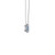 4.61 Carat Emerald Aquamarine Diamond Halo Platinum 950 Necklace Pendant