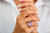 Art Deco Style 6.20 Ct Amethyst and Citrine 14K Gold Cocktail Ring