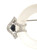 Black Star & Frost Art Deco Large Crystal Platinum and Gem Set Brooch