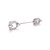 Art Deco Jabot Pin with Diamonds in Platinum and 18 Karat White Gold