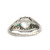 GIA Certified .81 Carat Diamond White Gold Engagement Ring