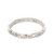 1930 Art Deco 18 Karat White Gold Wedding Band Ring