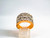 Art Deco Style 0.50 Carat White Brilliant Cut Diamond Rose Gold Band Ring