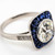 Gorgeous 1.92 Carat Diamond Platinum Sapphire Ring