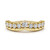 0.37 Carat Diamond Crown Band Ring in 14k Yellow Gold, Shlomit Rogel
