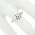 Antique Platinum GIA 2.75ct European Diamond Solitaire 3 Stone Engagement Ring