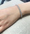 Amwaj 18 Karat White Gold Bracelet with Round Diamonds