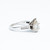 Art Deco Inspired Pear Cut White Gold Diamond Ring