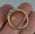 Vs1 0.75ct Diamond and 18ct Gold Trilogy Ring