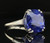 Boucheron Natural Untreated 12.80 Carat Sapphire Diamond Ring Set in Platinum