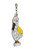 Art Deco 0.45 Carat Pave Diamond Enamel Platinum Goose Charm