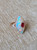 Set in 18K Gold, Natural Ethiopian Opal, Ruby & Diamonds Cocktail Ring