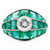 Vintage 6.75cts Diamond Emerald Platinum Engagment Cocktail Ring