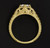 0.80 Carat Old Cut Diamond Engagement Ring 14K Yellow Gold