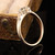 Antique Art Deco 14k Yellow Gold Old European Diamond Engagement Ring