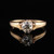 Antique Art Deco 14k Yellow Gold Old European Diamond Engagement Ring