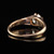 Antique Art Deco 14k Yellow Gold Old European Diamond Engagement Ring