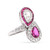 Art Deco 1.38 Carat Burma Ruby & 0.90 Carat Antique Diamond Toi et Moi Ring