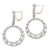 Art Deco Style Diamond Platinum Earrings