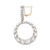 Art Deco Style Diamond Platinum Earrings
