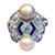 Art Deco Pearl & Diamond Ring