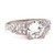 Art Deco GIA Circular Brilliant Cut Diamond Platinum Engagement Ring