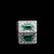 Art Deco No Oil Colombian Emerald 'SSEF' and Diamond Ring, ca. 1920s