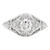 Art Deco 0.58 Carat Old European Cut Diamond Ring