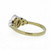 18 Karat Yellow & White Gold Oval Yellow Sapphire and Diamond Ring