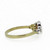 18 Karat Yellow & White Gold Oval Yellow Sapphire and Diamond Ring