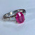 Estate 2.75 Carat Vintage Ruby Diamond Ring Platinum and 18K