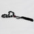Angela Caputi Art Deco Inspired Long Necklace Black Resin and Tassel