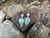 Carve Jade with Diamond Leaf Earrings Set in 18 Karat White Gold Settings