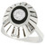 Vintage 1950s Black Onyx and 1.68 Carat Diamond White Gold Cocktail Ring