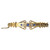 Art Deco Sapphire and Diamond 9 Carat Gold Bangle