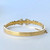 Art Deco Sapphire and Diamond 9 Carat Gold Bangle