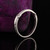 Antique Art Deco Platinum Single Cut Diamond Engraved Wedding Band