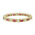 AimÃ©e Art Deco Style Alternate Ruby and Diamond Eternity Ring in 10K Yellow Gold
