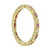 AimÃ©e Art Deco Style Alternate Ruby and Diamond Eternity Ring in 10K Yellow Gold