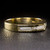 Emerald Cut Diamond Yellow Gold Band Ring