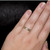 Emerald Cut Diamond Yellow Gold Band Ring