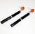 Art Deco 18 Karat White Gold Coral Diamonds and Onyx Earrings
